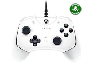 Razer Wolverine V2 Wired Gaming Controller for Xbox Series X|S, Xbox One, PC: Remappable Front-Facing Buttons - Mecha-Tactile Action Buttons and D-Pad - Trigger Stop-Switches - White