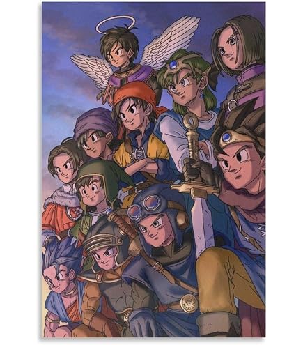 Amazon.co.jp: ドラゴンクエストポスター (30) パネル キャンバス