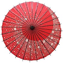 Amazon.co.jp: ILuvic 和傘 紙傘 踊り傘 日傘 舞踊 桜吹雪 和風