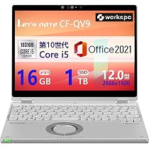 Amazon.co.jp: 【整備済み品】2in1モデル Let's note CF-QV9 □12.0型