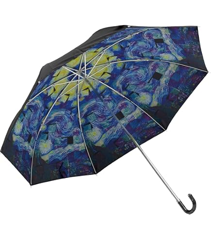 : ユーパワー 名画折りたたみ傘 晴雨兼用 ゴッホ