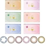 4枚セット(2枚×2箱）Lilou 1month(リル) マンスリー カラコン 【カラー】ブルーローズソーダ【PWR】-9.00 (度あり、度なし）Blue rose soda