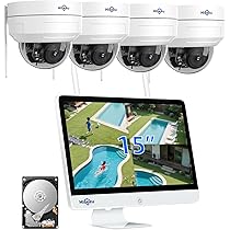 【Bランク】15インチ液晶一体型本体ワイヤレス500万画素PTZカメラ4台セット Amazon.co.jp: 【500万画素・ドーム型 PTZ対応 】防犯カメラ