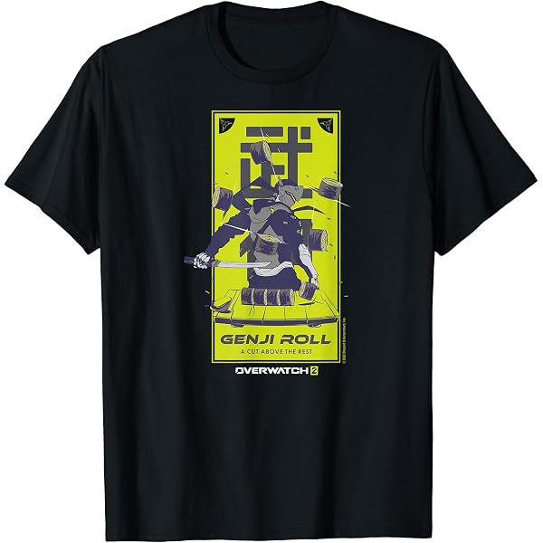 Amazon | Overwatch 2 Kiriko Red Ninja Icon Logo Tシャツ | Tシャツ