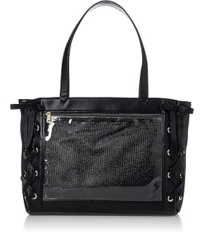 オフェンス痛バ 痛バッグ a4 ショルダー トート 2way クロコ柄 痛バ 黒 白 赤