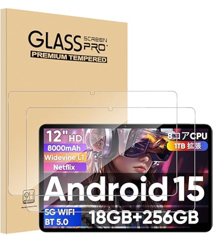 Amazon | [2枚セット] For ‎Headwolf HPad2 Pro フィルム タブレット