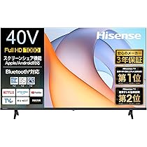 Amazon | ハイセンス 40V型 40E40R フルハイビジョン 液晶