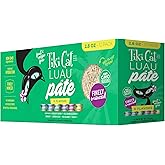 Tiki Cat Luau Pâté Variety Pack, Succulent Combinations of Real Protein, Grain-Free Balanced Nutrition Wet Canned Cat Food, f