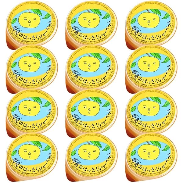 Amazon.co.jp: Innoshima Hassaku Jelly, 12 Pieces (2.8 oz (78 g) x
