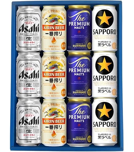 Amazon.co.jp: 【ギフト用】人気ビール 4種セット 350ml缶（スーパー