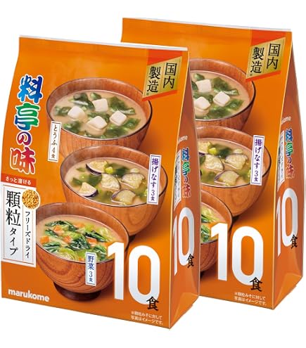 Amazon | マルコメ フリーズドライ 顆粒 料亭の味 アソート 即席味噌汁