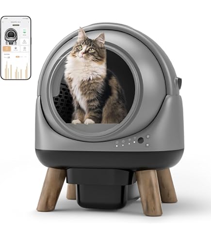 Amazon | 【HHOlove】猫 トイレ 自動 自動清掃「専用アプリ 猫砂