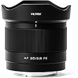 VILTROX 20mm F2.8 AFレンズ ソニーEマウント用 プライム広角レンズa7cr a7cii a7c a6700 zv-e100 a6600 a6400 a7iv a7iiiなどに適用,vlog、旅行写真、ストリート写真、風景写真に最適