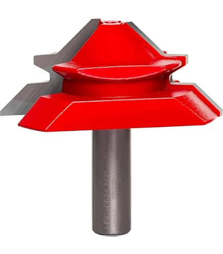 Freud 20-502 V-Grooving Router Bit – 1/2” Diameter, 90-Degree, 1/4” Shank – Top Bearing