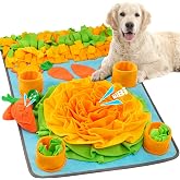 ZMUBB Snuffle Mat for Large Dogs(31'' × 19''), Safe & Durable & Washable Slow Feeder, Dog Puzzle Mat for Foraging & Nosework,