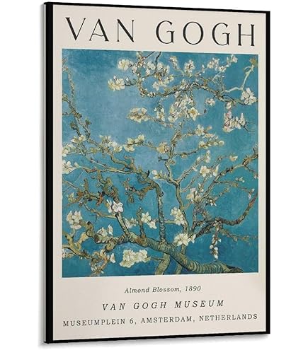 Amazon.co.jp: 世界の名画 ゴッホ 花咲くアーモンドの枝