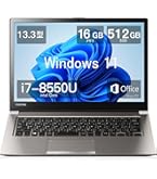 Amazon.co.jp: ノートパソコン東芝 Core i7 (8550U)第8世代(24GBメモリ