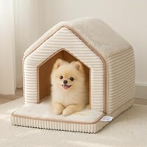 Amazon | PAWZ Road ペットベッド 犬ベッド ドーム型 ふわふわ 猫
