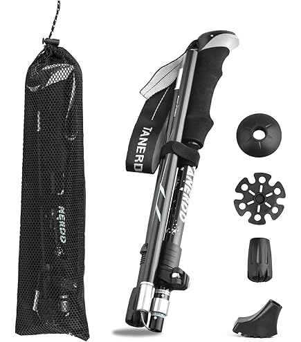 Amazon | SensaBliss 伸縮式多機能トレッキングポール