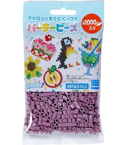 Amazon | パーラービーズ 単色 ラメむらさき K15046 | ビーズ