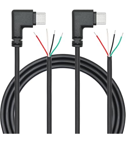 USB-C Auf 2-Pin Kabel – 10 Zoll, 20 AWG, 5V, Für DIY, Reparatur & Kleine Elektrogeräte