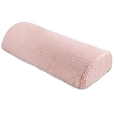 [Amazon ブランド] Umi(ウミ) 半円形フットピロー フットレスト 低反発 足置き 足まくら 足枕 腰枕 膝枕 足用クッション 家庭・オフィス・飛行機・車用 洗える