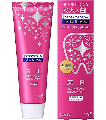 Amazon | クリアクリーン プレミアム 美白 100g フッ素1450ppm配合