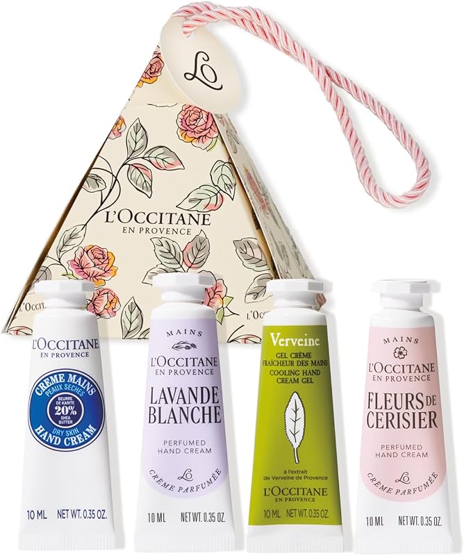 【母の日】ロクシタン(L'OCCITANE) カドー アン フルール ハンドクリーム10ｍL 4本 ギフトセット 誕生日 人気 プレゼント 新生活 餞別 送別 春ギフト