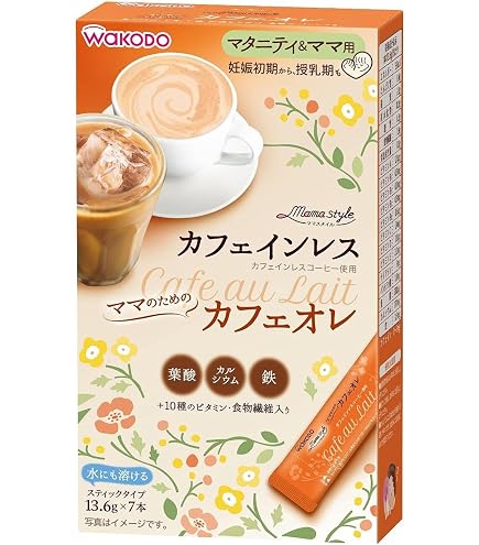 Amazon.co.jp: 和光堂 ママスタイル カフェオレ 95.2g(13.6gx7本