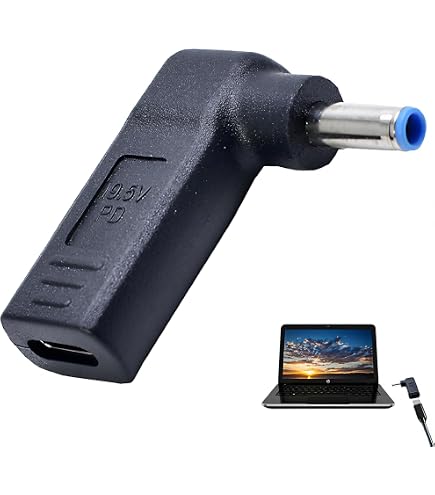 Amazon.co.jp: Type-C変換 HP 4.5×3.0mm (20V) ノートPC 100W対応 USB