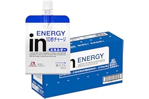inゼリー エネルギー 180g ×6個 マスカット味 森永製菓 10秒チャージ 防災 非常食 差し入れ 体調管理 受験 朝食 ビタミンC 国産