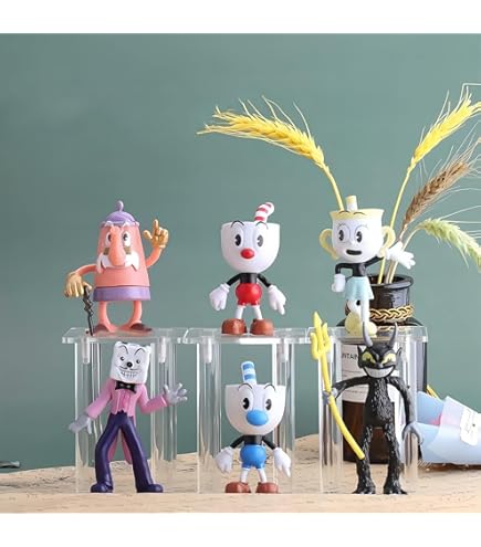 ゲームキャラクター McFarlane Toys Cuphead Chaotic Casino McFarlane Toys Cuphead Chaotic Casino Large Construction Set