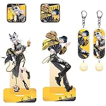 鳴潮 コンポーズコーヒー ブラント アクリルキーホルダー 限定 2個 鳴潮 コンポーズコーヒー ブラント アクリルキーホルダー 会場