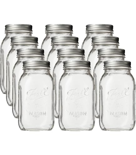 Amazon｜Ball メイソンジャー 8oz（フルーツ）12個セット/レギュラー蓋