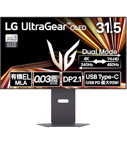Amazon.co.jp: LG 32GX870A-B 32インチ ウルトラギア 4K UHD(3840×2160