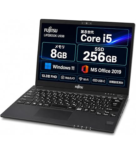 Amazon.co.jp: 【整備済み品】ノートパソコン FMV LIFEBOOK U938/U939