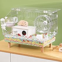 Amazon.co.jp: ハムスター ケージ 大きい アクリル素材 小動物