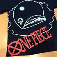 Amazon Co Jp ワンピース Onepiece ラブーン Tシャツ M L 紺 くじら 鯨 メンズ One Piece ティーシャツ キャラ 夏 アイランドクジラ ホビーアイテム ホビー