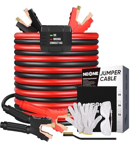 Booster Cables Spartan Jumper Cables Smart Copper Battery Clamps