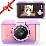 子供用デジタルカメラ トイカメラ キッズ デジカメ 前後2400万画素 1080P録画 連写 写真 タイマー撮影 自撮り 3倍ズーム 2.4インチ IPS画面 高画質 多機能 USB充電 子供のおもちゃ ミニカメラ 子供プレゼント 知育 教育