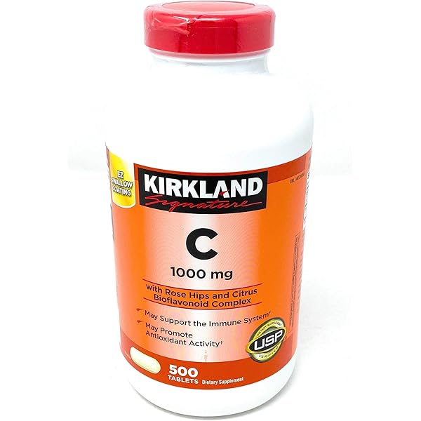 Kirkland Chewable Vitamin C 500mg, 500 Tablets Whole And, 59 OFF