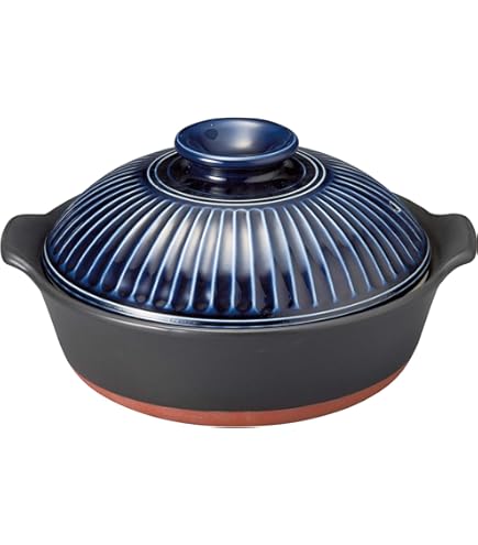 Amazon｜【2025年・正規品】 萬古焼 銀峯 菊花 土鍋 IH対応 9号 3-4人