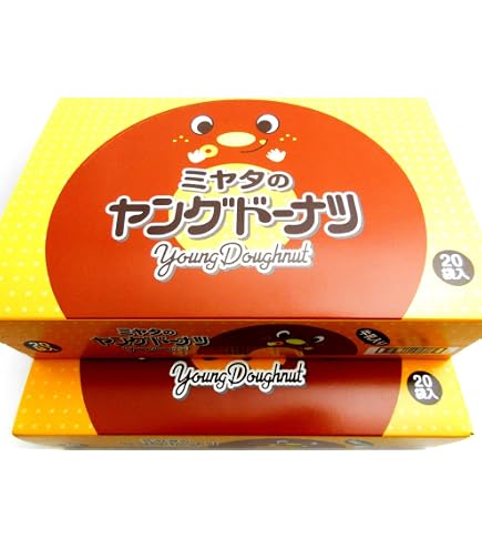 Amazon.co.jp: 宮田製菓 ミヤタのヤングドーナツ 4個×40袋 : 食品