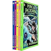 Percy Jackson Graphic Novels 1-5 Books Collection Set (The