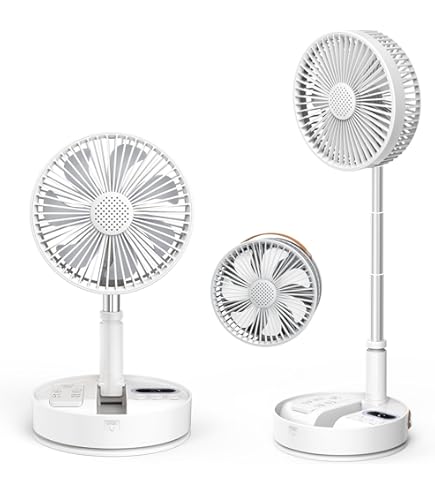 【新品未使用品】エスケイジャパン　折りたたみ可能な充電式扇風機　SJM-E908 S.Kjapan（家電） 扇風機 DCモーター 充電式 折り畳み SJM-E908