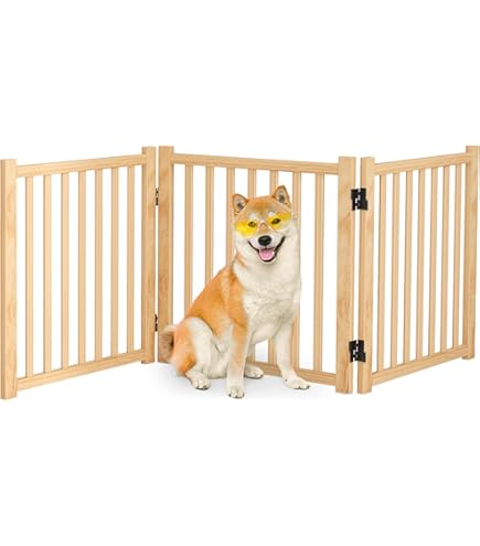 Amazon.co.jp: Oapety ペットゲート ドア付き 置くだけ 犬 ゲート