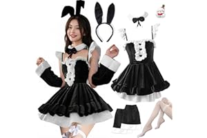 [COZENRE] サンタ コスプレ レディース 衣装 クリスマス サンタコス 6点セット 可愛い 赤いクリスマスドレス サンタ衣装 サンタクロース 仮装 コスチューム 女性 演出服 イベント パーティー 舞台 新年会 文化祭 レッド