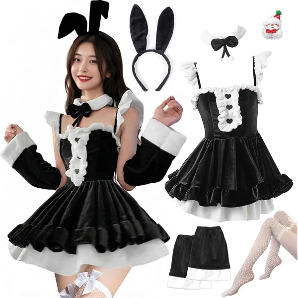 Amazon.co.jp: JOMA-E Shop Santa Cosplay Women's Reindeer Girl