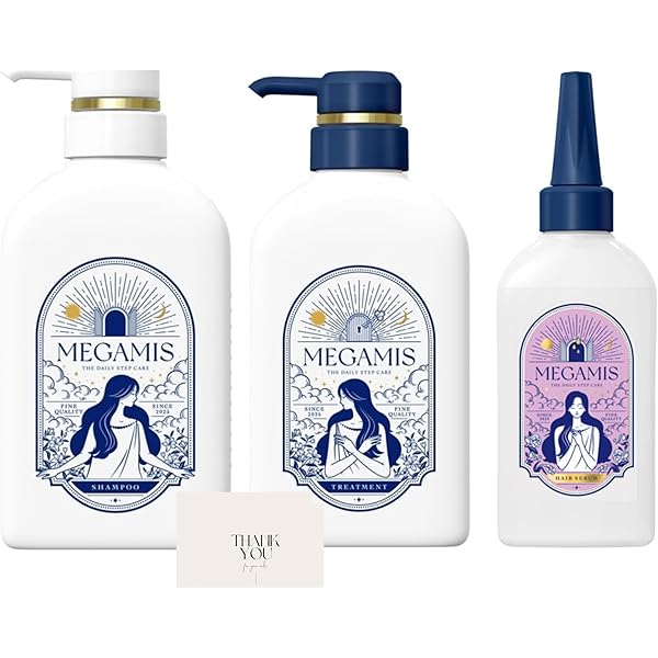 lumiAKNIR シャンプー、トリートメント、ヘアセラムセット Amazon | メ ガ ミ ス セット シャンプー＆トリートメント＆ヘアセラム