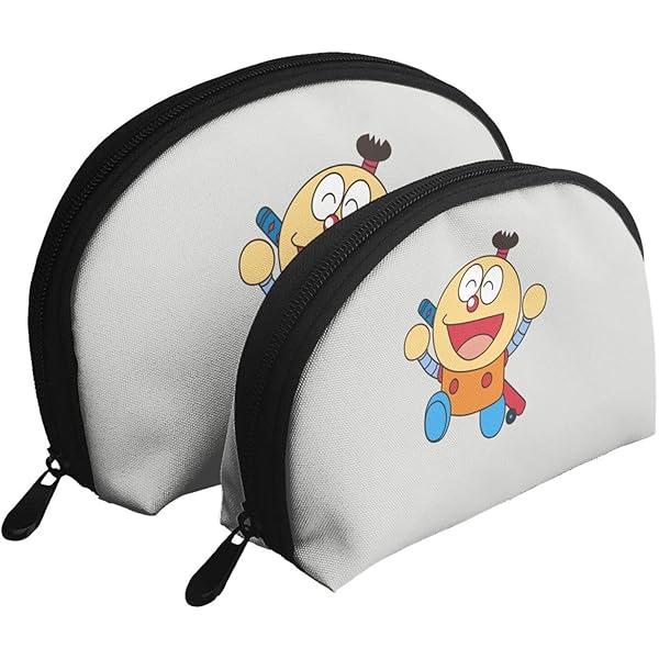 Amazon | コロ助 化粧ポーチ 大容量 2枚セット ラウンドファスナー